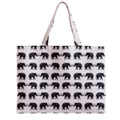 Indian Elephant Pattern Zipper Mini Tote Bag by Valentinaart