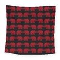 Indian elephant pattern Square Tapestry (Large) View1