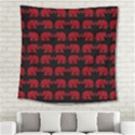 Indian elephant pattern Square Tapestry (Large) View2