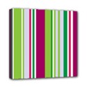 Beautiful Multi Colored Bright Stripes Pattern Wallpaper Background Mini Canvas 8  x 8  View1