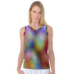 A Mix Of Colors In An Abstract Blend For A Background Women s Basketball Tank Top by Amaryn4rt