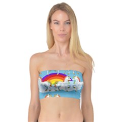 Rainbow pony  Bandeau Top