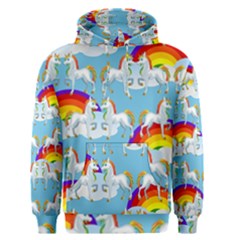 Rainbow pony  Men s Pullover Hoodie