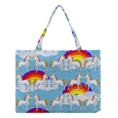 Rainbow pony  Medium Tote Bag