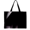 Wall White Black Abstract Zipper Mini Tote Bag View2