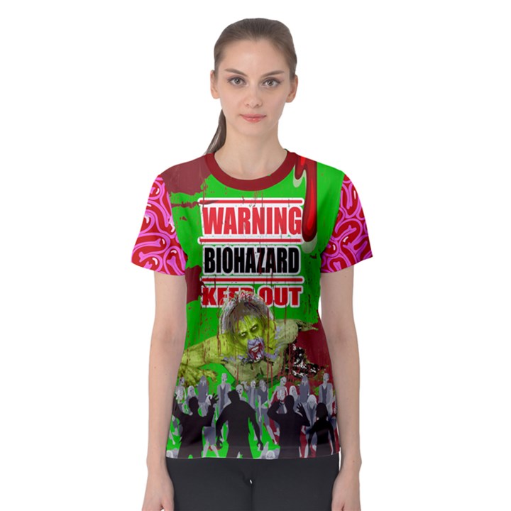 Zombie Women s Sport Mesh Tee