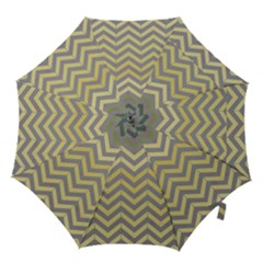 Abstract Vintage Lines Hook Handle Umbrellas (Small)