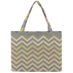 Abstract Vintage Lines Mini Tote Bag