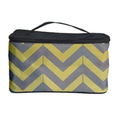 Abstract Vintage Lines Cosmetic Storage Case by Amaryn4rt