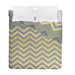Abstract Vintage Lines Duvet Cover Double Side (Full/ Double Size)