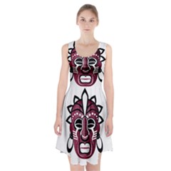 Mask Racerback Midi Dress by Valentinaart