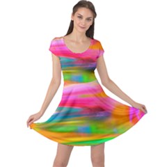 Abstract Illustration Nameless Fantasy Cap Sleeve Dresses by Amaryn4rt