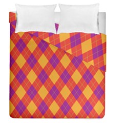 Plaid Pattern Duvet Cover Double Side (queen Size) by Valentinaart