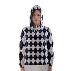 Plaid Pattern Hooded Wind Breaker (women) by Valentinaart