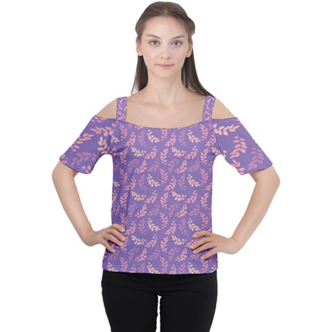 Pattern Women s Cutout Shoulder Tee by Valentinaart