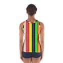 Colorful Striped Background Wallpaper Pattern Women s Sport Tank Top  View2