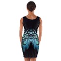 blue and green feather collier Wrap Front Bodycon Dress View2
