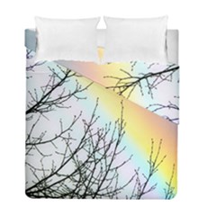 Rainbow Sky Spectrum Rainbow Colors Duvet Cover Double Side (Full/ Double Size)