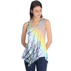 Rainbow Sky Spectrum Rainbow Colors Sleeveless Tunic