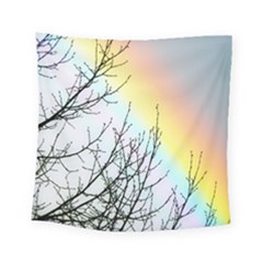 Rainbow Sky Spectrum Rainbow Colors Square Tapestry (Small)