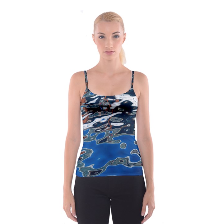 Colorful Reflections In Water Spaghetti Strap Top