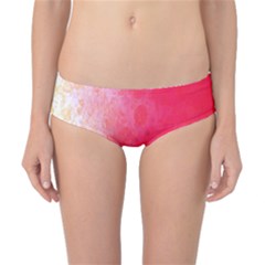 Abstract Red And Gold Ink Blot Gradient Classic Bikini Bottoms by Amaryn4rt