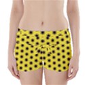 Yellow Fractal In Kaleidoscope Boyleg Bikini Wrap Bottoms View1