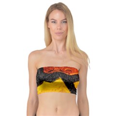 Colorful Glass Mosaic Art And Abstract Wall Background Bandeau Top by Amaryn4rt