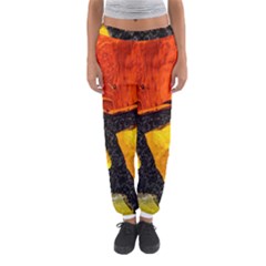 Colorful Glass Mosaic Art And Abstract Wall Background Women s Jogger Sweatpants by Amaryn4rt