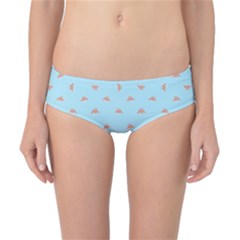 Spaceship Cartoon Pattern Drawing Classic Bikini Bottoms by dflcprintsclothing