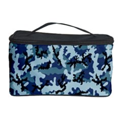 Navy Camouflage Cosmetic Storage Case by sifis