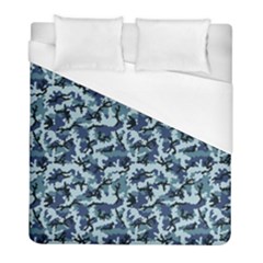 Navy Camouflage Duvet Cover (full/ Double Size) by sifis