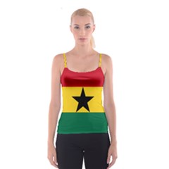 Flag Of Ghana Spaghetti Strap Top by abbeyz71