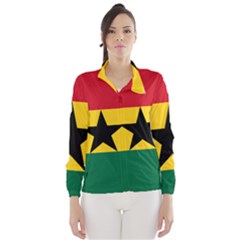 Flag Of Ghana Wind Breaker (women) by abbeyz71