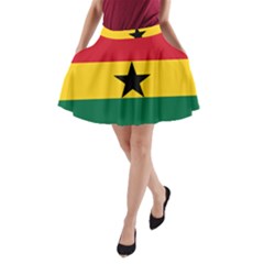 Flag Of Ghana A-line Pocket Skirt by abbeyz71