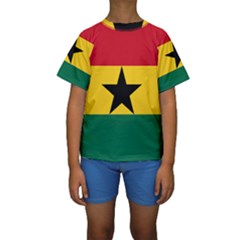 Flag Of Ghana Kids  Short Sleeve Swimwear by abbeyz71