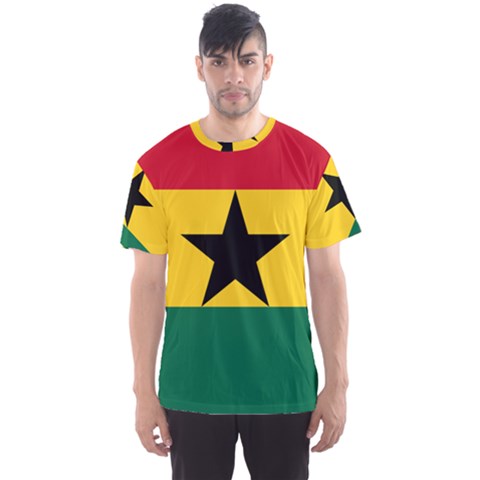 Flag Of Ghana Men s Sport Mesh Tee by abbeyz71