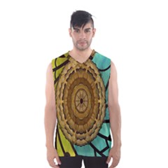 Kaleidoscope Dream Illusion Men s Basketball Tank Top by Amaryn4rt