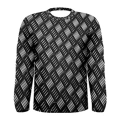Abstract Of Metal Plate With Lines Men s Long Sleeve Tee by Amaryn4rt