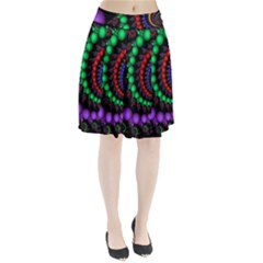 Fractal Background With High Quality Spiral Of Balls On Black Pleated Skirt by Amaryn4rt