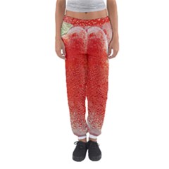 Red Pepper And Bubbles Women s Jogger Sweatpants