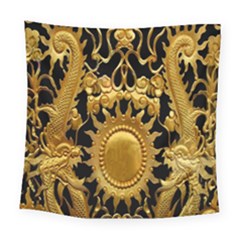 Golden Sun Square Tapestry (large)