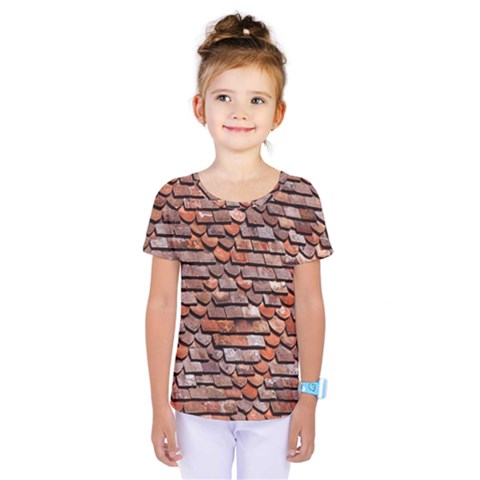 Roof Tiles On A Country House Kids  One Piece Tee by Amaryn4rt