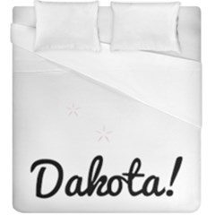 I Heart Dakota! Duvet Cover (king Size) by badwolf1988store