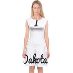 I Heart Dakota! Capsleeve Midi Dress by badwolf1988store