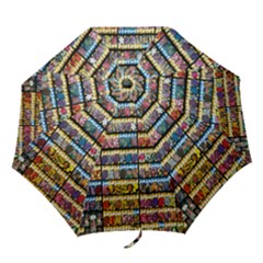 Flower Seeds For Sale At Garden Center Pattern Folding Umbrellas by Amaryn4rt