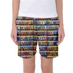 Flower Seeds For Sale At Garden Center Pattern Women s Basketball Shorts by Amaryn4rt
