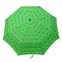 Floral Pattern Folding Umbrellas by Valentinaart