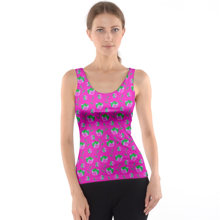 Floral pattern Tank Top