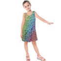 Bubbles Rainbow Colourful Colors Kids  Sleeveless Dress View1